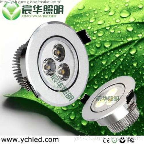 3w 300lm led ceiling light 3 years warranty